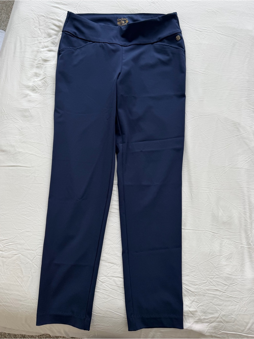 Lilly Pulitzer Navy Straight-Leg women’s athletic golf pant size